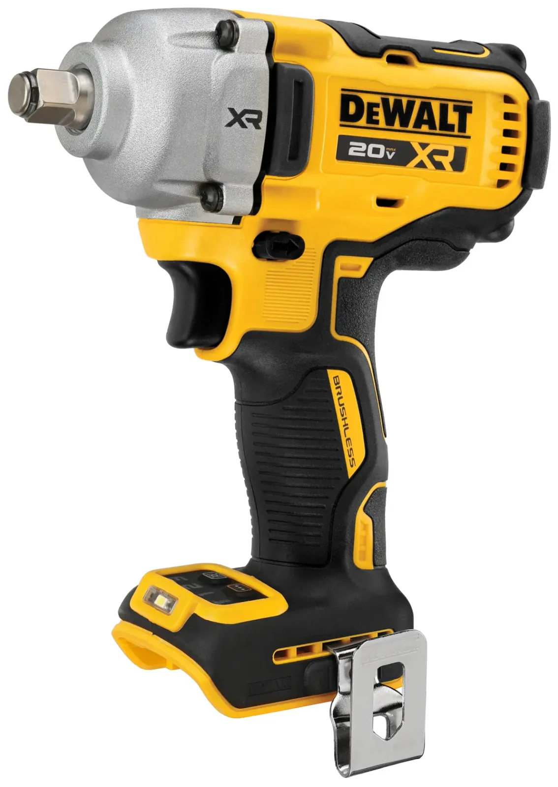 DeWalt 20V Max XR 1/2" Mid-Range Impact Wrench with Hog Ring Anvil
