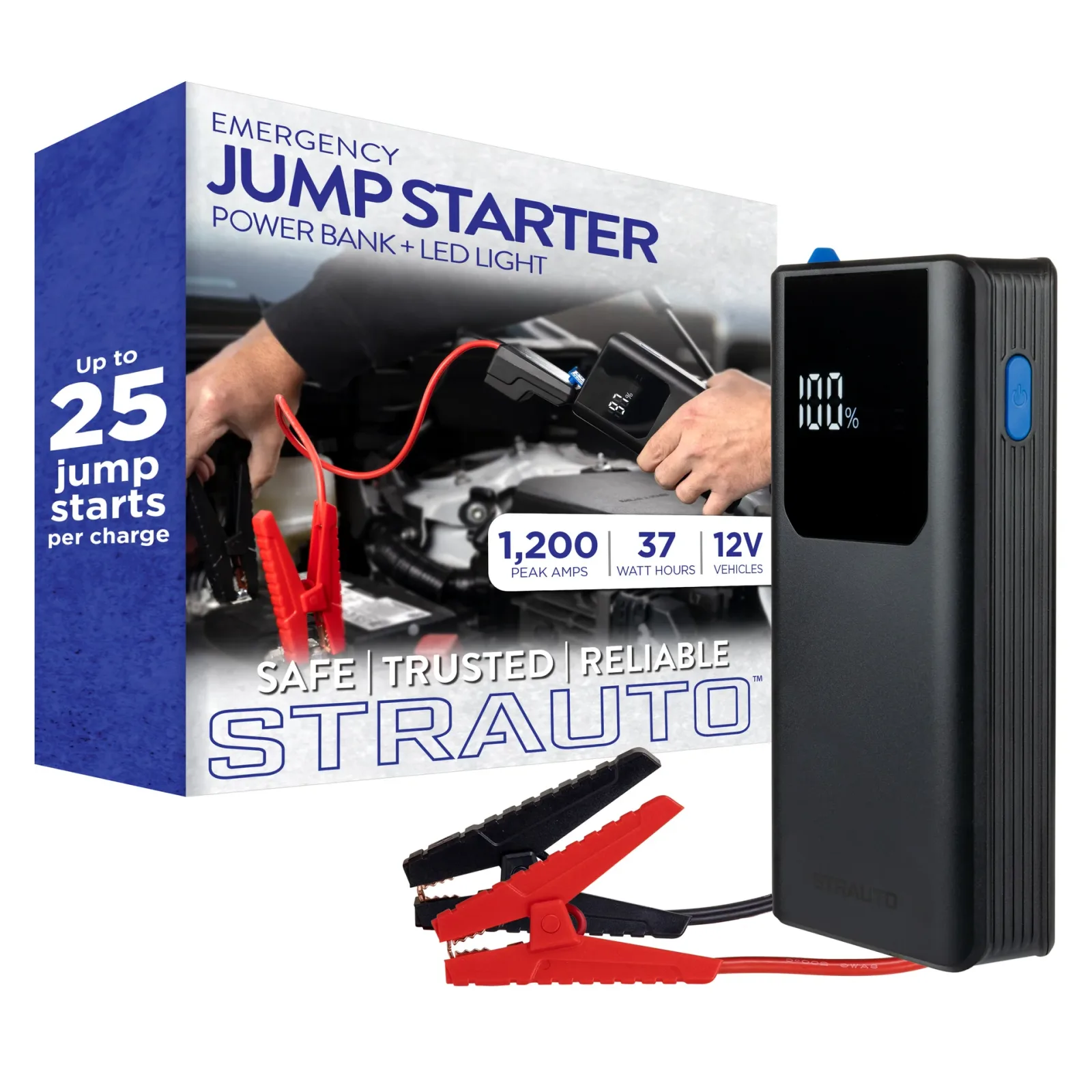 Strauto Car Battery Jump Starter 600A